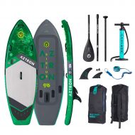 Aztron Sirius White Water/SURF Inflatable SUP 96 Double Chamber & Layer with Adjustable Aluminum Paddle and Leash