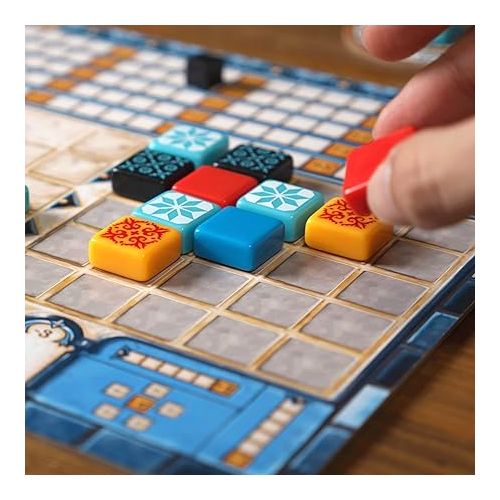  Azul-Board Game Strategy-Board Mosaic-Tile Placement Family-Board for Adults and Kids Ages 8 up 2 to 4 Players