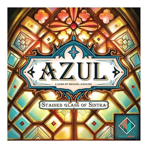  Azul Stained Glass of Sintra Board Game EXPANSION - Craft Colorful Window Panes. Tile-Placement Strategy Game for Kids and Adults, Ages 8+, 2-4 Players, 30-45 Minute Playtime, Made by Plan B Games