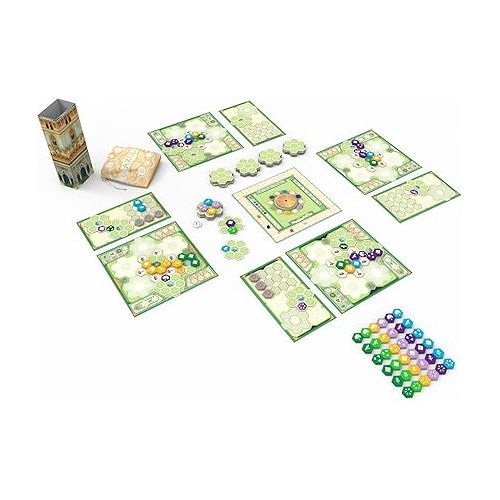  Azul Queen's Garden Board Game - Create a Royal Paradise! Mosaic Tile Placement Strategy Game for Kids and Adults, Ages 10+, 2-4 Players, 45-60 Minute Playtime, Made by Next Move Games