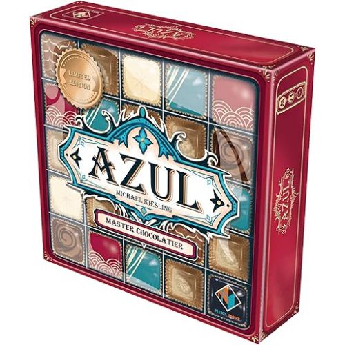  Azul Master Chocolatier Board Game - Craft the Ultimate Chocolate Selection! Tile-Placement Strategy Game for Kids and Adults, Ages 8+, 2-4 Players, 30-45 Minute Playtime, Made by Plan B Games