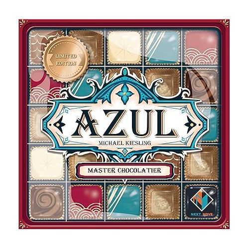  Azul Master Chocolatier Board Game - Craft the Ultimate Chocolate Selection! Tile-Placement Strategy Game for Kids and Adults, Ages 8+, 2-4 Players, 30-45 Minute Playtime, Made by Plan B Games