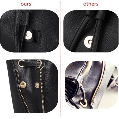  B&E LIFE Fashion Shoulder Bag Rucksack PU Leather Women Girls Ladies Backpack Travel bag