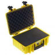 B&W International 4000/Y/SI 4000 Outdoor Case with SI Foam Durable Type, Yellow