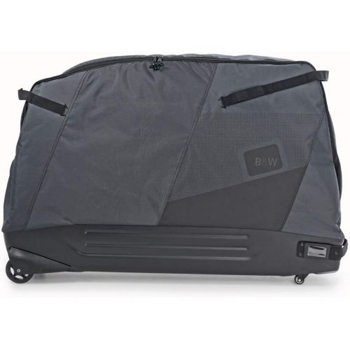  [아마존베스트]B&W International Padded Lightweight Zippered Bike Bag and Case II with 4 Wheels, Black