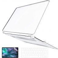 [아마존베스트]B BELK MacBook Air 13 Inch Case 2020 2019 2018 Release A2337 A2179 A1932, Slim Crystal Clear Plastic Hard Shell Cover with Keyboard Cover & Screen Protector for MacBook Air 2020 wi