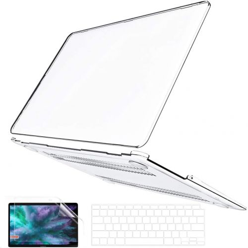  [아마존베스트]B BELK MacBook Air 13 Inch Case 2020 2019 2018 Release A2337 A2179 A1932, Slim Crystal Clear Plastic Hard Shell Cover with Keyboard Cover & Screen Protector for MacBook Air 2020 wi