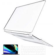 [아마존베스트]B BELK MacBook Pro 16 Inch Case 2019 Release A2141, 3 in 1 Ultra Slim Crystal Clear Plastic Hard Shell Cover Case with Keyboard Cover & Screen Protector for MacBook Pro 16 with Tou