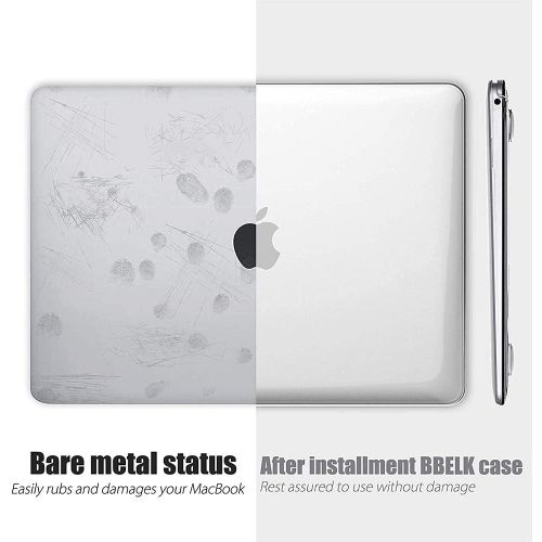  [아마존베스트]B BELK MacBook Pro 16 Inch Case 2019 Release A2141, 3 in 1 Ultra Slim Crystal Clear Plastic Hard Shell Cover Case with Keyboard Cover & Screen Protector for MacBook Pro 16 with Tou