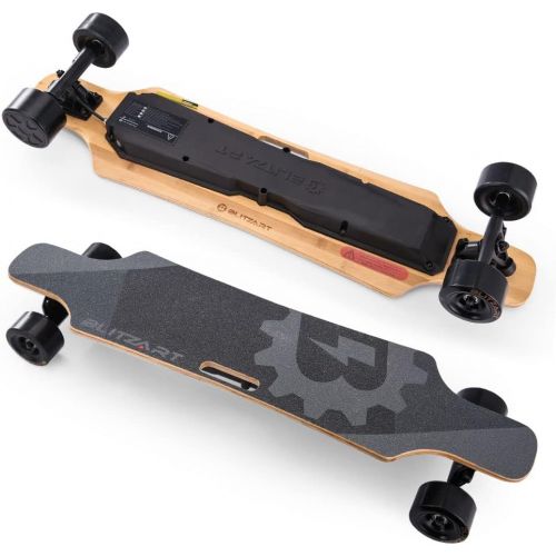  [아마존베스트]B BLITZART Blitzart 38 Hurricane Electric Longboard Electronic Skateboard 18mph 350w brushless Motor