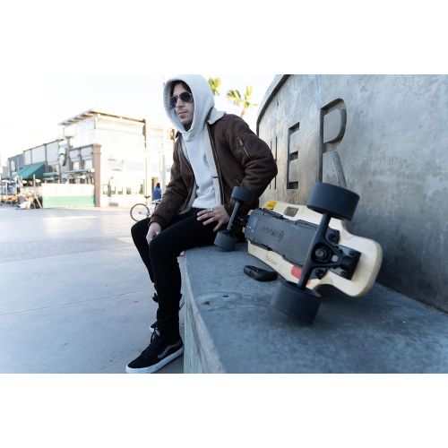  [아마존베스트]B BLITZART Blitzart 38 Hurricane Electric Longboard Electronic Skateboard 18mph 350w brushless Motor