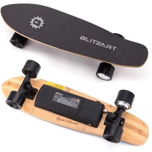  B BLITZART Blitzart Mini Flash 28 Electric Skateboard Electronic Hub-Motor 2.8 Wheel E-Skateboard