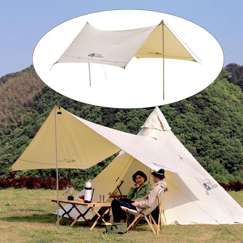  B Baosity Outdoor Family Camping Tent Canopy Lightweight Waterproof Windproof Pyramid Tent Large for Beach Lawn Picnic Backpacking Travel Teepee Tents