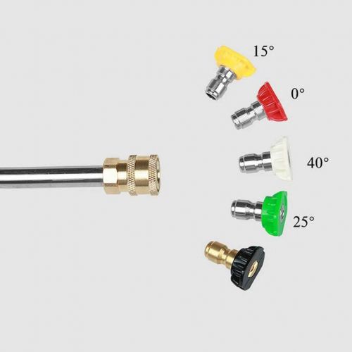  B Blesiya Autowaschanlage Metallstrahllanze Mit 5 Schnellen Duesenspitzen Fuer Karcher K1-k7