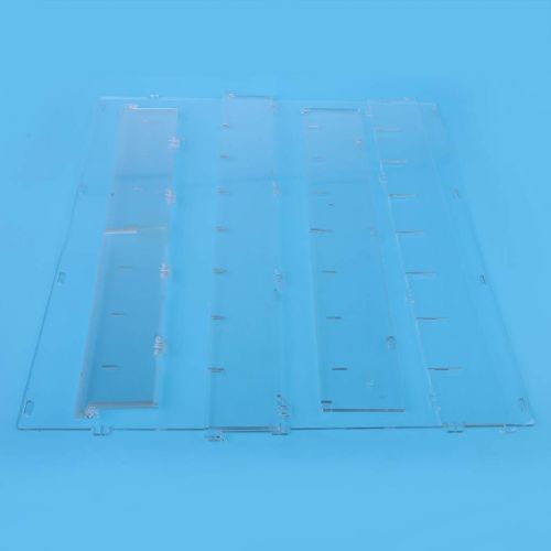  B Blesiya Transparent Acrylic Organizer 20 Slots Toy car Display Stand Model Display Shelf Storage Box