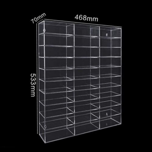  B Blesiya Acrylic Organizer 30Slots Toy Car Display Stand Model Display Shelf Storage Holders