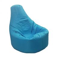 B Blesiya Adult Size Gaming Bean Bag Chair without Filling, 7595cm, Beanbag Cover Only, Indoor & Outdoor Beanbag Chair Cover (Water Resistant) - Sky Blue