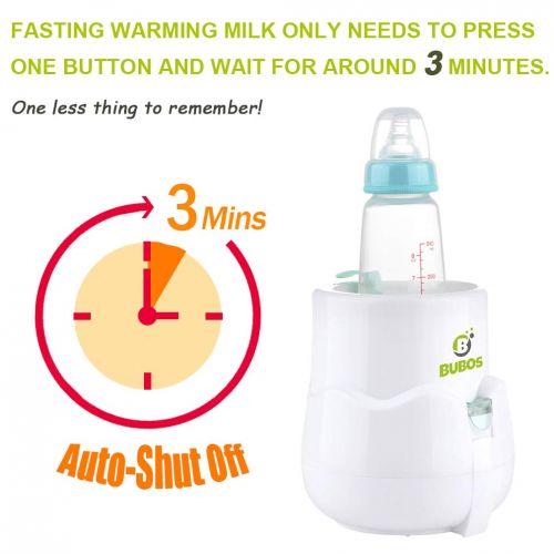  B Bubos Fast Heating Baby Bottle Warmer for breastmilk and Formula, Food Heater for Infant Complementary Food