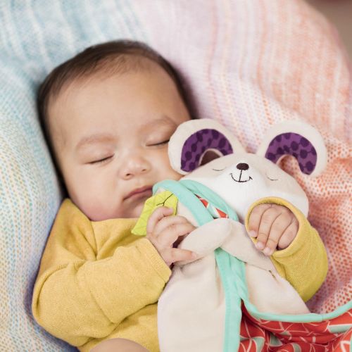 B. toys by Battat B. Toys  B. Snugglies - Fluffy Koko The Koala Security Blanket  Adorable Baby Blankie with Soft Fabric  Bpa Free