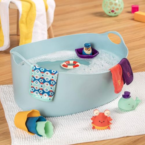  B. toys by Battat B. toys  Wee B. Splashy Baby Bath Toys  Toddler Bath Tub Starter Kit (11-Pcs) For Kids 0+