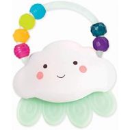 B. toys by Battat B. toys  Rain-Glow Squeeze  Light-Up Cloud Rattle for Babies 3 Months +