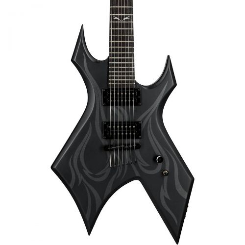  B.C. Rich KKW37-SBK Kerry King Signature Series Warlock 7-String Electric Guitar