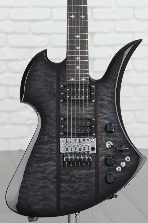 B.C. Rich Mockingbird Legacy ST with Floyd Rose Electric Guitar - Trans Black Demo