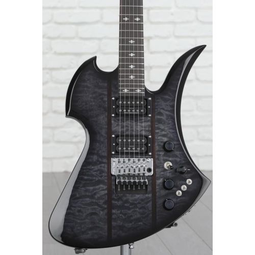  B.C. Rich Mockingbird Legacy ST with Floyd Rose Electric Guitar - Trans Black Demo