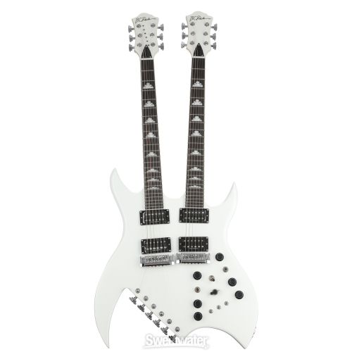  B.C. Rich Rich B Legacy Double-neck Electric Guitar - White