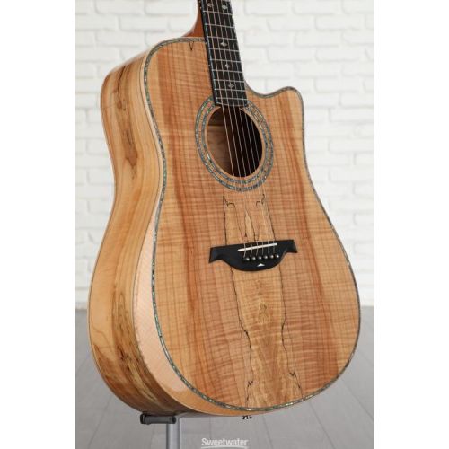  B.C. Rich Prophecy Series Acoustic Cutaway Acoustic-electric Guitar - Spalted Maple