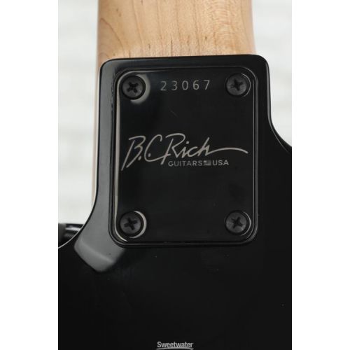  B.C. Rich USA Handcrafted Ironbird MK2 Legacy 7 Floyd Rose Electric Guitar - Gloss Black Demo