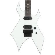 B.C. Rich Warlock Extreme 7-string Electric Guitar with Floyd Rose - Glitter Rock White