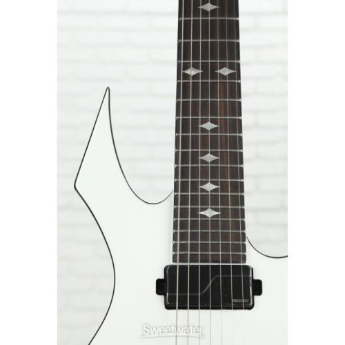  B.C. Rich Warlock Extreme 7-string Electric Guitar with Floyd Rose - Glitter Rock White