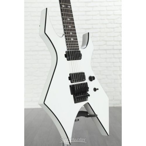  B.C. Rich Warlock Extreme 7-string Electric Guitar with Floyd Rose - Glitter Rock White