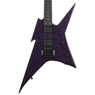 B.C. Rich USA Handcrafted Ironbird MK2 Legacy Kahler Electric Guitar - Purple Crackle