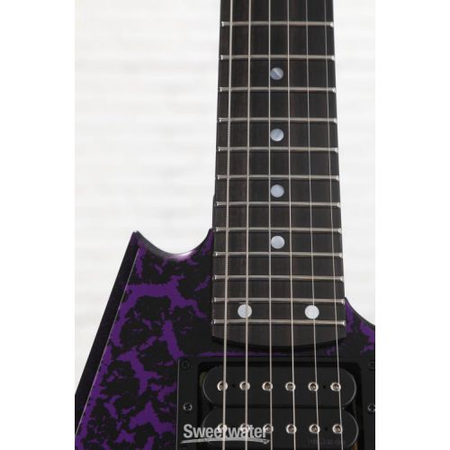  B.C. Rich USA Handcrafted Ironbird MK2 Legacy Kahler Electric Guitar - Purple Crackle