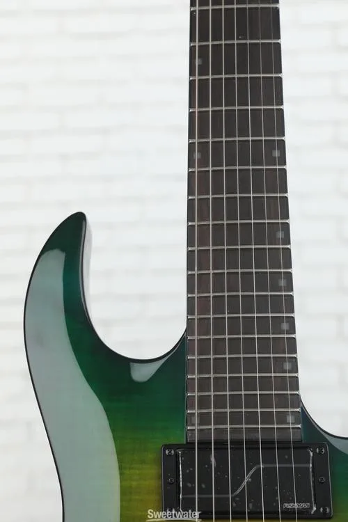  B.C. Rich Andy James Signature 7 Evertune Electric Guitar - Transparent Green