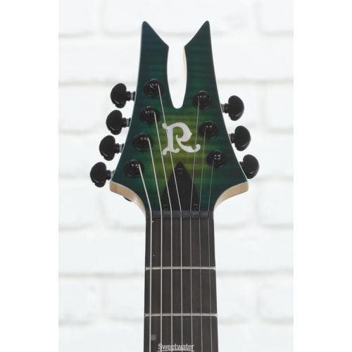  B.C. Rich Andy James Signature 7 Evertune Electric Guitar - Transparent Green