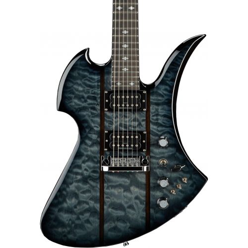  B.C. Rich Mockingbird Legacy STQ Hardtail Electric Guitar - Trans Black