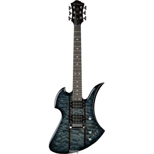  B.C. Rich Mockingbird Legacy STQ Hardtail Electric Guitar - Trans Black
