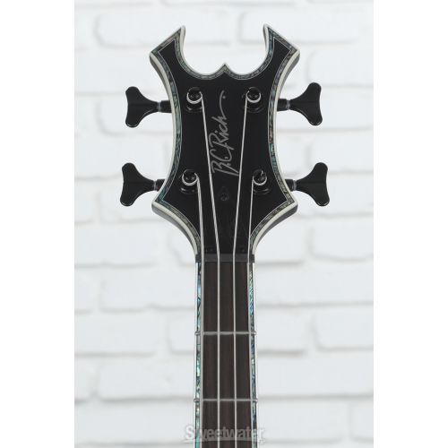  B.C. Rich Chris Kael Warlock Bass Guitar - Satin Black