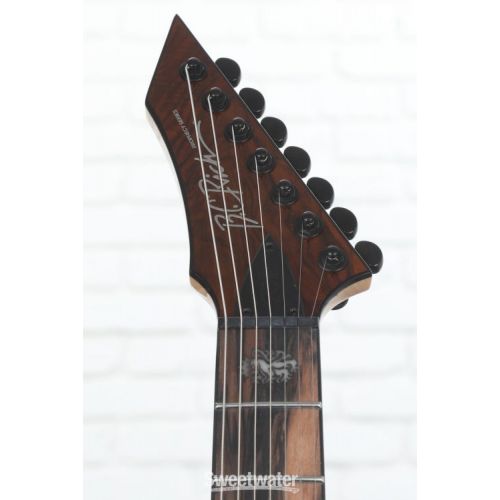  B.C. Rich Shredzilla Prophecy 7 Archtop 7-string Electric Guitar with EverTune - English Walnut