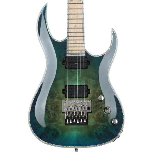 B.C. Rich Shredzilla Z6 Prophecy Exotic Electric Guitar - Cyan Blue