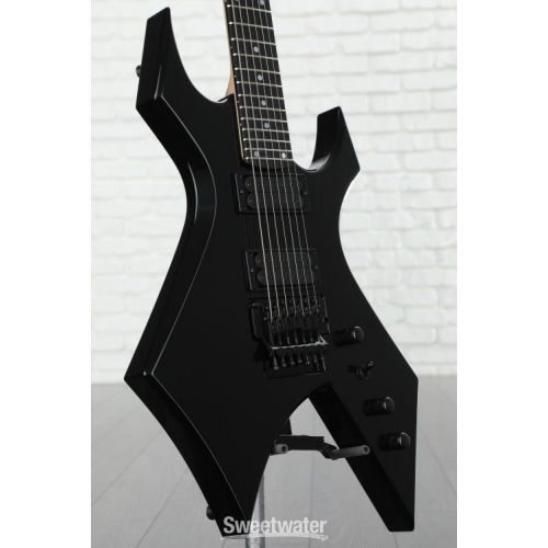  B.C. Rich USA Handcrafted Warlock Legacy 7-string Electric Guitar with Floyd Rose - Black