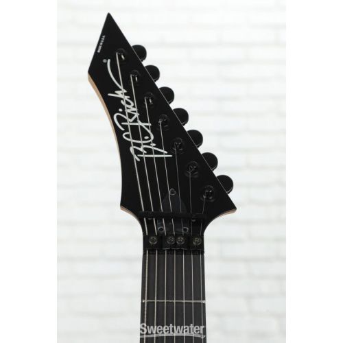  B.C. Rich USA Handcrafted Warlock Legacy 7-string Electric Guitar with Floyd Rose - Black