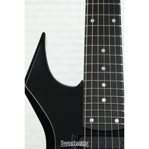  B.C. Rich USA Handcrafted Warlock Legacy 7-string Electric Guitar with Floyd Rose - Black