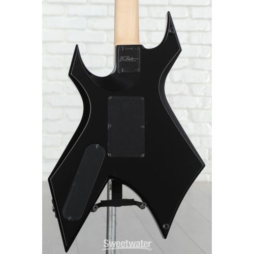  B.C. Rich USA Handcrafted Warlock Legacy 7-string Electric Guitar with Floyd Rose - Black