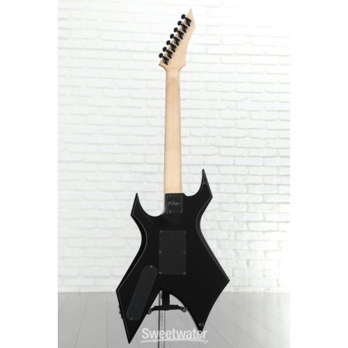  B.C. Rich USA Handcrafted Warlock Legacy 7-string Electric Guitar with Floyd Rose - Black