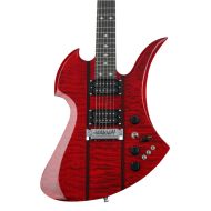 B.C. Rich Mockingbird Legacy STQ Hardtail Electric Guitar - Trans Red