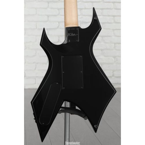  B.C. Rich USA Handcrafted Warlock Legacy 7-string Electric Guitar with Floyd Rose - Black Demo